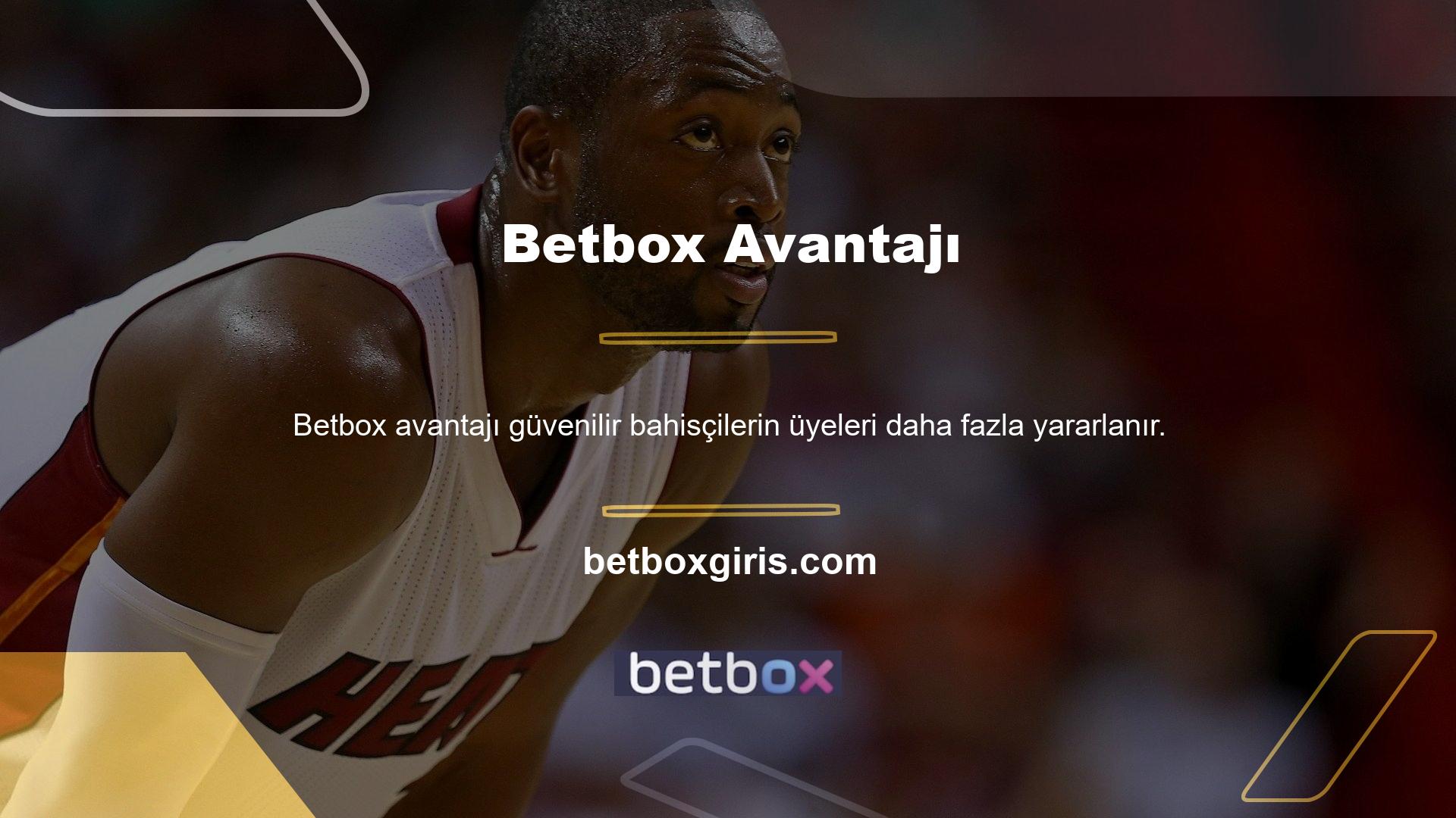 Betbox Advantage, oyuncularına bahis garantisi veren bahis şirketlerinden biridir