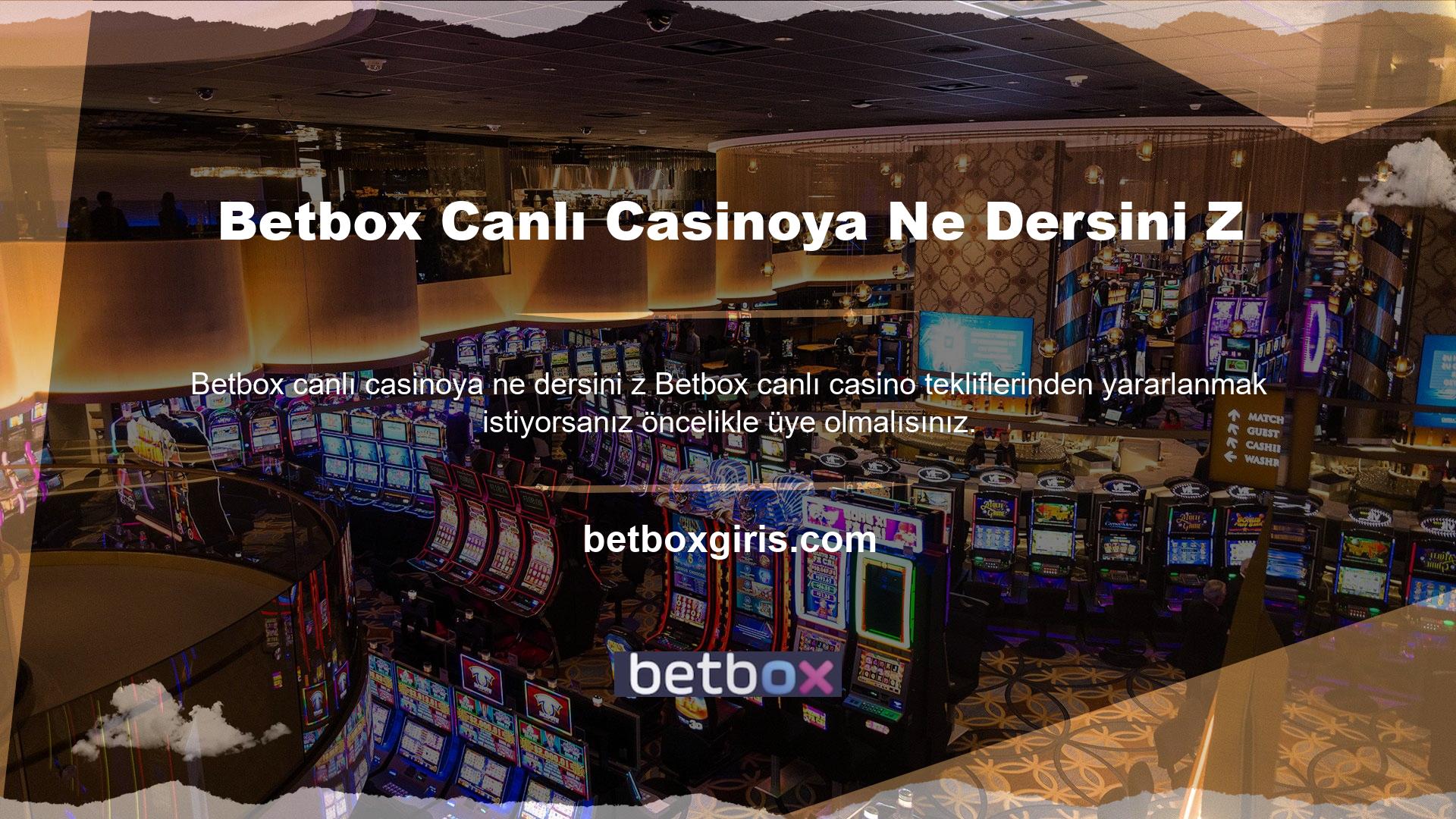 Daha sonra yatırımınızı tamamlamak için casino sitesini ziyaret edin