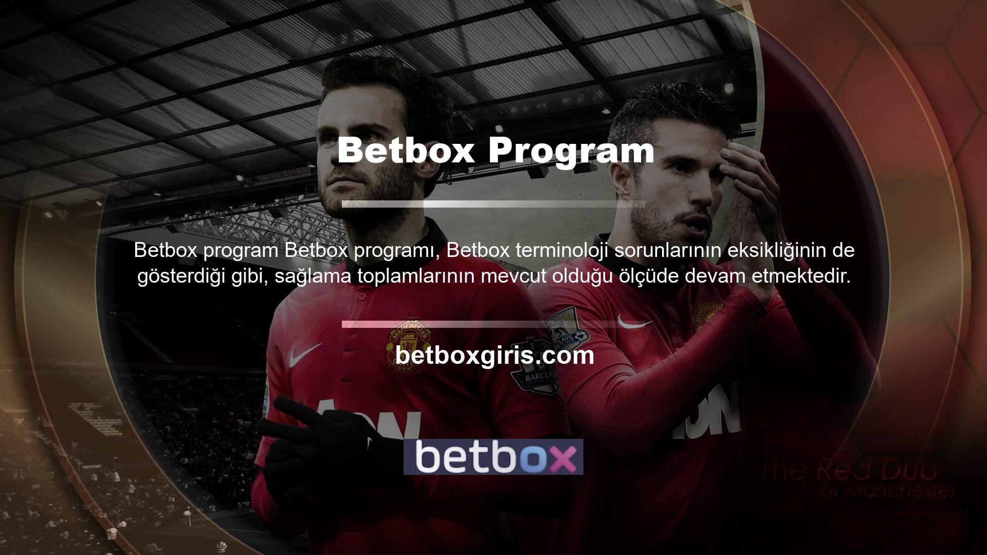 Betbox programı, otomatik olarak güncellenen sayfalarla kurulduğu günden bu yana sorunsuz bir şekilde güvenilir bir şekilde çalışmaktadır